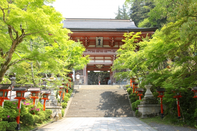 京都の鞍馬寺